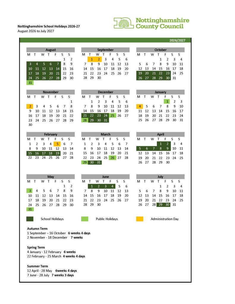 2026- 27 Term Dates